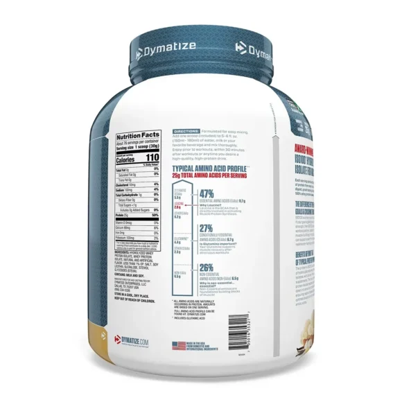 Dymatize Iso100 1.34bs Vanilla - Image 2