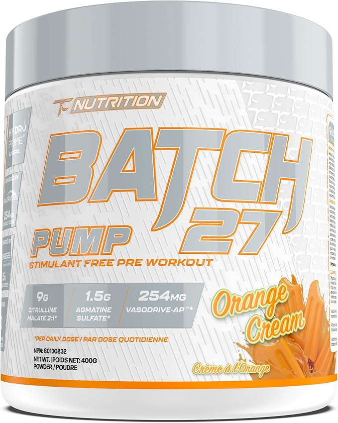 TC Nutrition Batch 27 Stim Free Pre Workout - Image 3