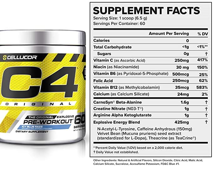 Cellucor C4 Original 30 Servings - Image 3